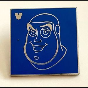Disney Buzz Lightyear Blue Silhouette Pin - 2009 Hidden Mickey